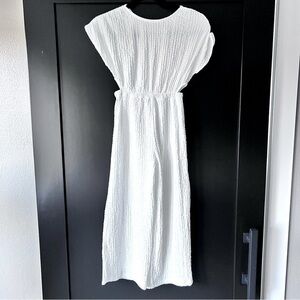 NWT Zara white jumpsuit size 9